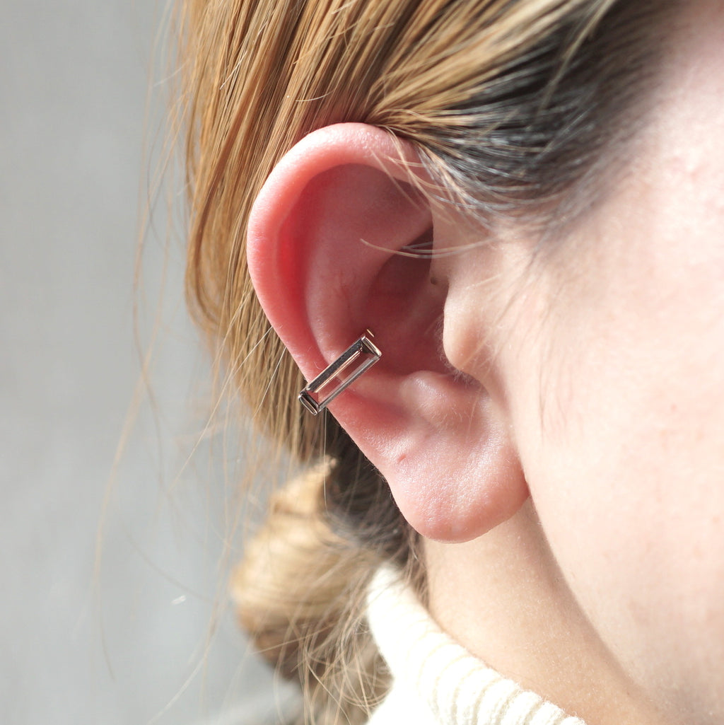 [Limited time only] Hatsuyume / earcuff K10YG 1stone Smoky Quartz (c-0y-st-smoq)