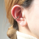 [Limited time only] Hatsuyume / earcuff K10YG 1stone Smoky Quartz (c-0y-st-smoq)