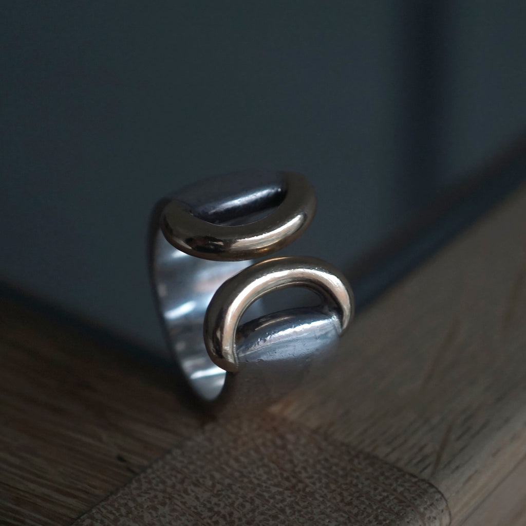 VINTAGE JEWELRY/  Hermès： Combination ring