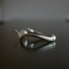 ELCAMI Snake Pearl Earrings Silver (EPS-117S)