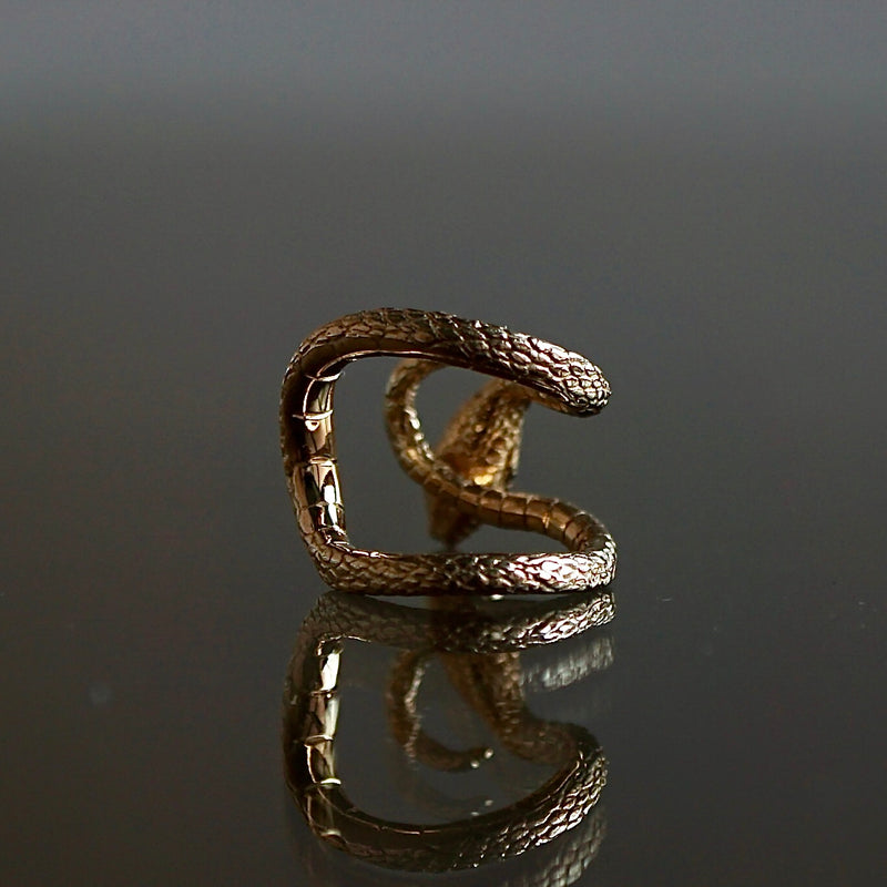 ELCAMI / Snake Cuff Gold (EE-098G)