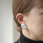 Chi / "Bubble and Dreams" Smooth Ball Earrings/Clip on earring  M