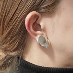 Chi / "Bubble and Dreams" Smooth Ball Earrings/Clip on earring  M
