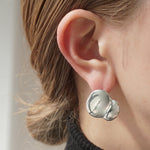 Chi / "Bubble and Dreams" Smooth Ball Earrings/Clip on earring  M