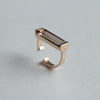 [Limited time only] Hatsuyume / earcuff K10YG 1stone Smoky Quartz (c-0y-st-smoq)