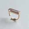 [Limited time only] Hatsuyume / earcuff K10YG 1stone pink amethyst (c-0y-st-amep)
