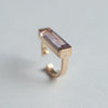 [Limited time only] Hatsuyume / earcuff K10YG 1stone pink amethyst (c-0y-st-amep)