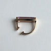 [Limited time only] Hatsuyume / earcuff K10YG 1stone pink amethyst (c-0y-st-amep)