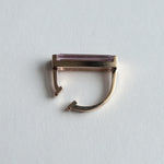 [Limited time only] Hatsuyume / earcuff K10YG 1stone pink amethyst (c-0y-st-amep)