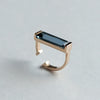[Limited time only] Hatsuyume / Earcuff K10YG 1stone London Blue Topaz (c-0y-st-lobt)