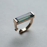 [Limited time only] Hatsuyume / earcuff K10YG 1stone MysticTopaz(c-0y-st-mysb)