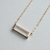 【期間限定掲載】hatsuyume / necklace K10YG A-type 艶消し水晶（n-0y-a-mtq）