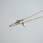 【期間限定掲載】hatsuyume / necklace K10YG A-type 艶消し水晶（n-0y-a-mtq）