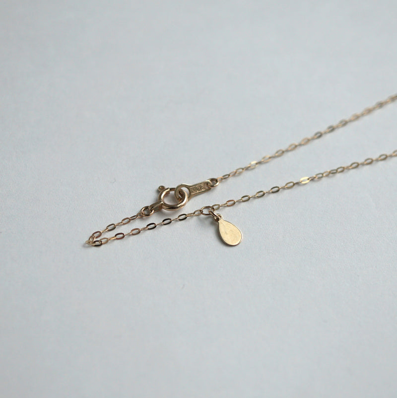 【期間限定掲載】hatsuyume / necklace K10YG A-type 艶消し水晶（n-0y-a-mtq）