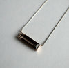 【期間限定掲載】hatsuyume / necklace Pt850 D-type スモーキークォーツ（n-p-d-smo）