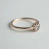 【期間限定掲載】hatsuyume /【受注生産】ring K10YG Heart-TMD ホワイトトパーズ（r-0y-httm-wt）