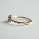 【期間限定掲載】hatsuyume /【受注生産】ring K10YG Heart-TMD ホワイトトパーズ（r-0y-httm-wt）