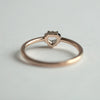 【期間限定掲載】hatsuyume /【受注生産】ring K10YG Heart-TMD ホワイトトパーズ（r-0y-httm-wt）