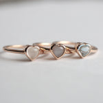 【期間限定掲載】hatsuyume /【受注生産】ring K10YG Heart-FKR スカイブルートパーズ（r-0y-htfk-sb）