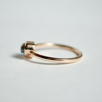 【期間限定掲載】hatsuyume /【受注生産】ring K10YG Heart-FKR スカイブルートパーズ（r-0y-htfk-sb）