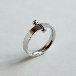 【期間限定掲載】hatsuyume / 【受注生産】ring SV double ball (r-sv-2bl-r)