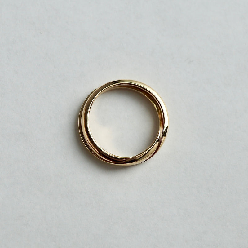 【期間限定掲載】hatsuyume / 【受注生産】ring K18 gimmel #12.5 (r-8y-gim)