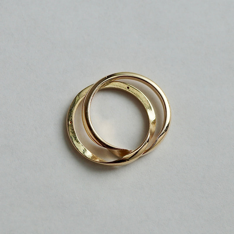 【期間限定掲載】hatsuyume / 【受注生産】ring K18 gimmel #12.5 (r-8y-gim)