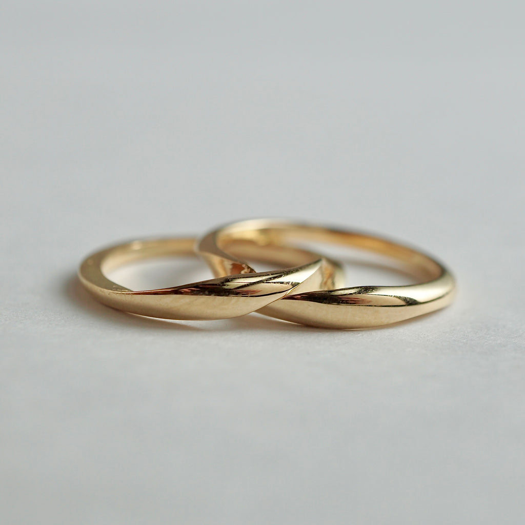 【期間限定掲載】hatsuyume / 【受注生産】ring K18 gimmel #12.5 (r-8y-gim)