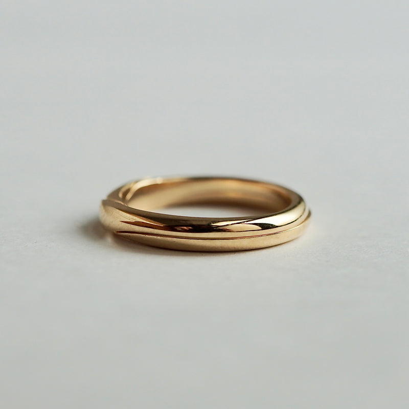 【期間限定掲載】hatsuyume / 【受注生産】ring K18 gimmel #12.5 (r-8y-gim)
