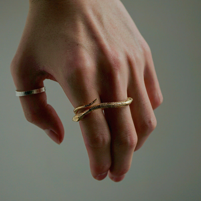 ELCAMI / Kingsnake Knuckle Ring (ER-113S/G)