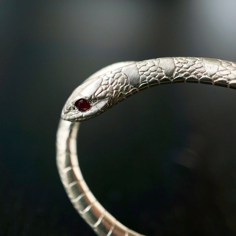 Elcami King Snake Nakle Ring Silver (ER-113S)