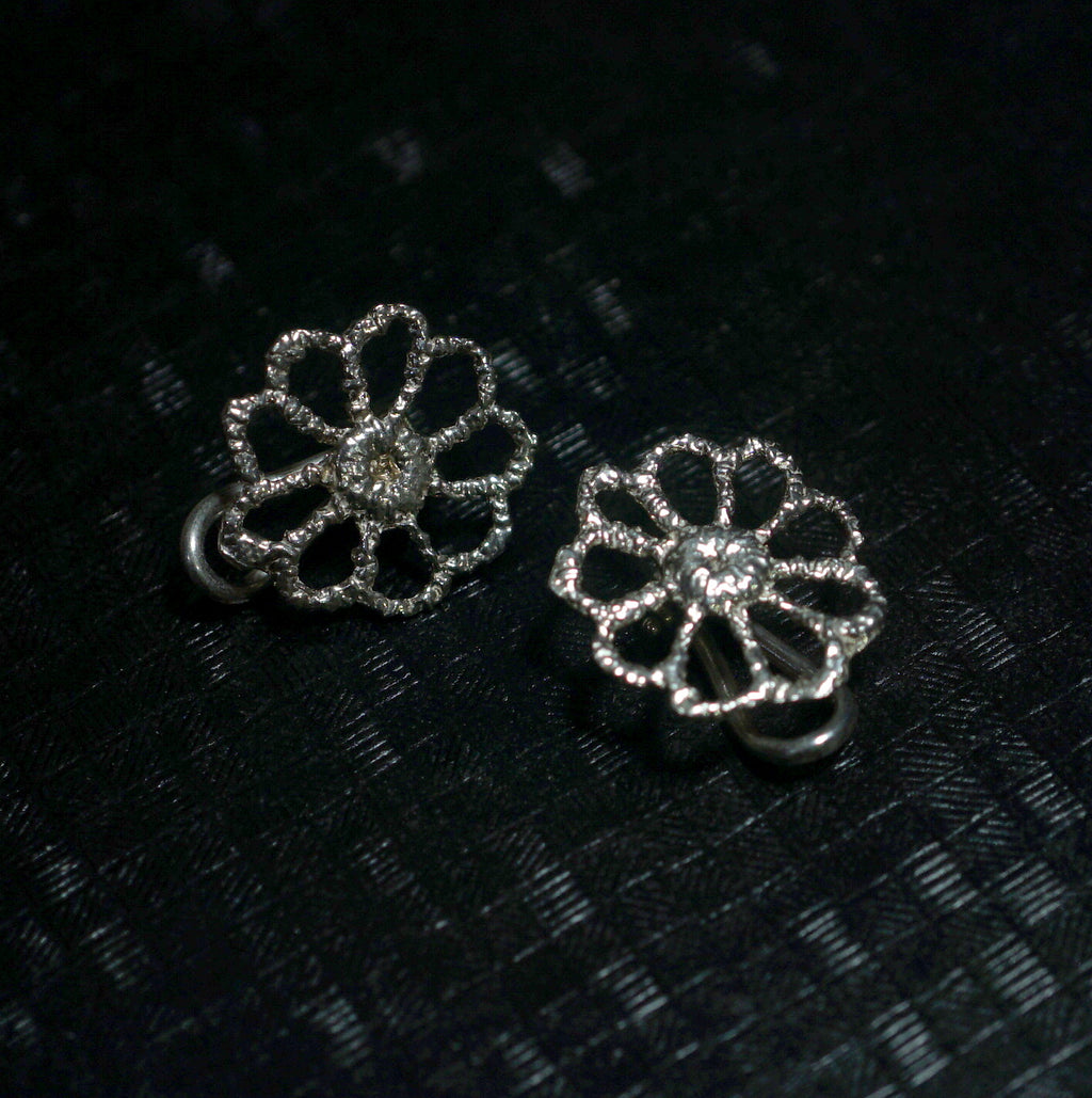 emme/antique lace earrings (SIL2063)
