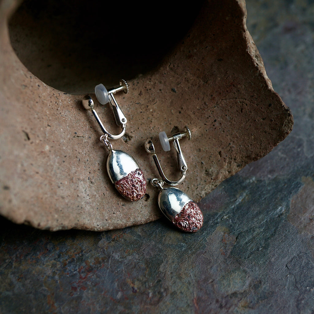 Chi / silver earrings 003