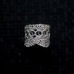 emme / antique lace ear cuff (SIL2120)