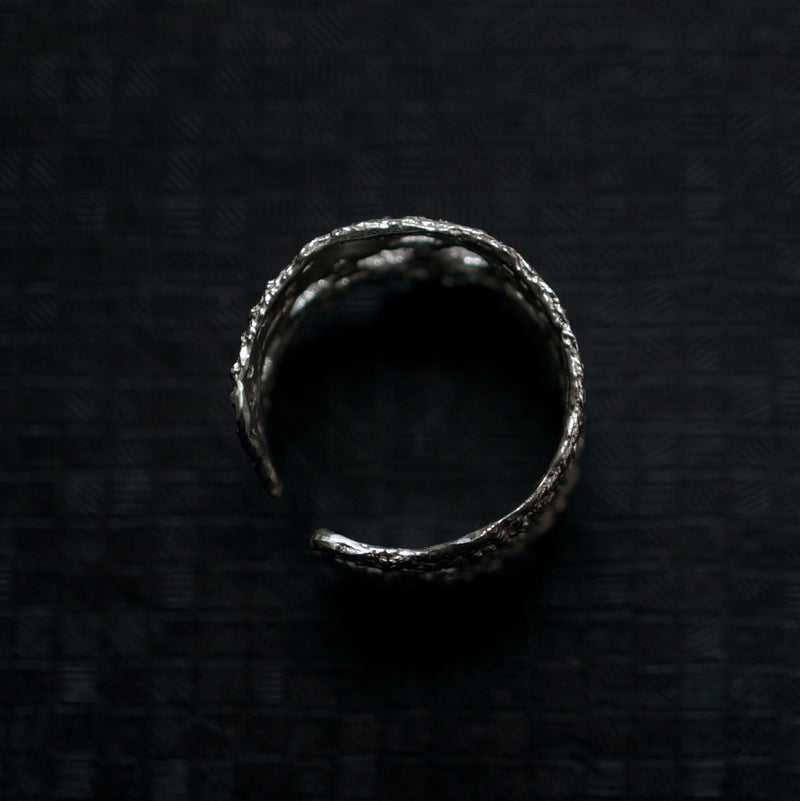 emme / antique lace ear cuff (SIL2120)