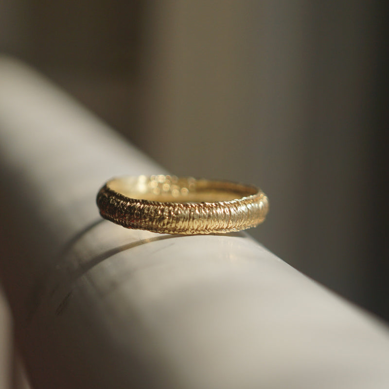 emme / antique lace ring vermeil (SIL5019VER)