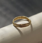 emme / antique lace ring vermeil (SIL5019VER)