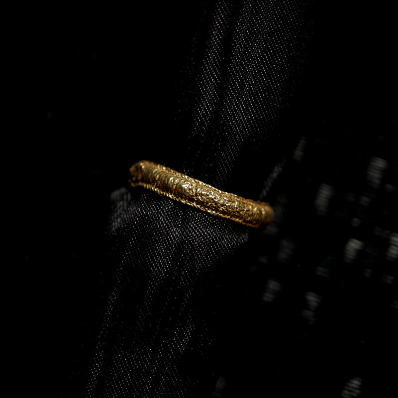 emme / antique lace ring vermeil (SIL5019VER)