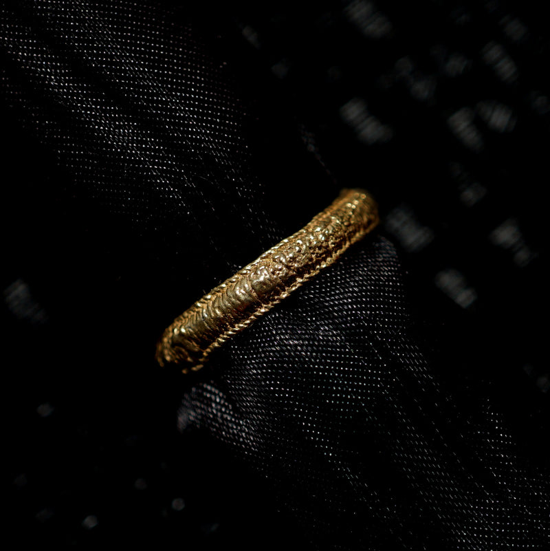 emme / antique lace ring vermeil (SIL5019VER)