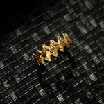 emme / antique lace ring vermeil (SIL5012VER)