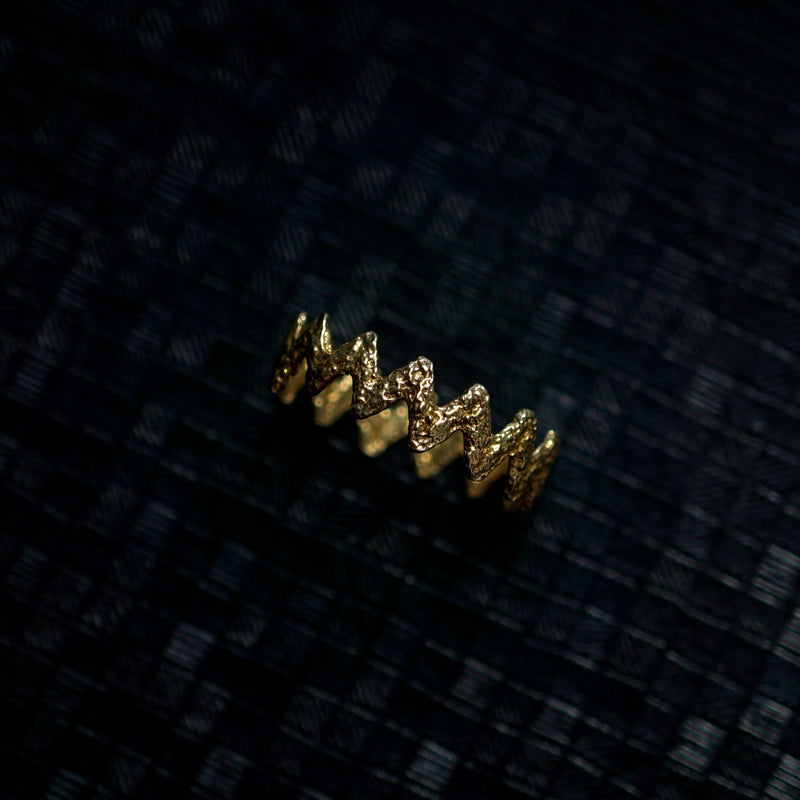 emme / antique lace ring vermeil (SIL5012VER)