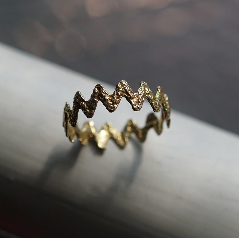 emme / antique lace ring vermeil (SIL5012VER)