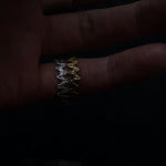 emme / antique lace ring vermeil (SIL5012VER)