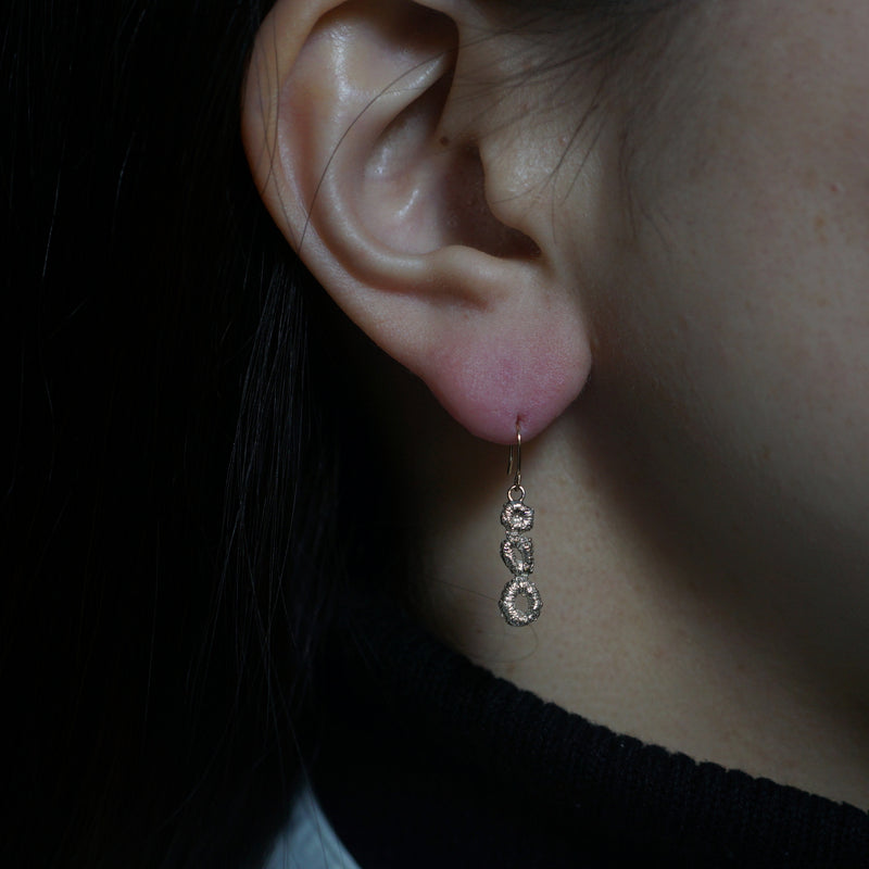 emme / K10 antique lace earrings (oro1025)