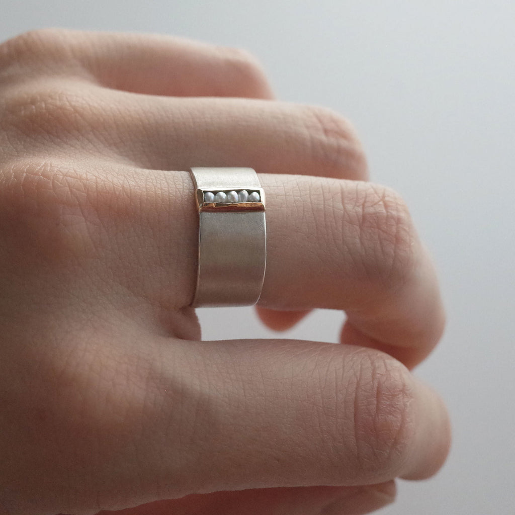 Revie Objects / <SIDE> DOTTED LINE RING
